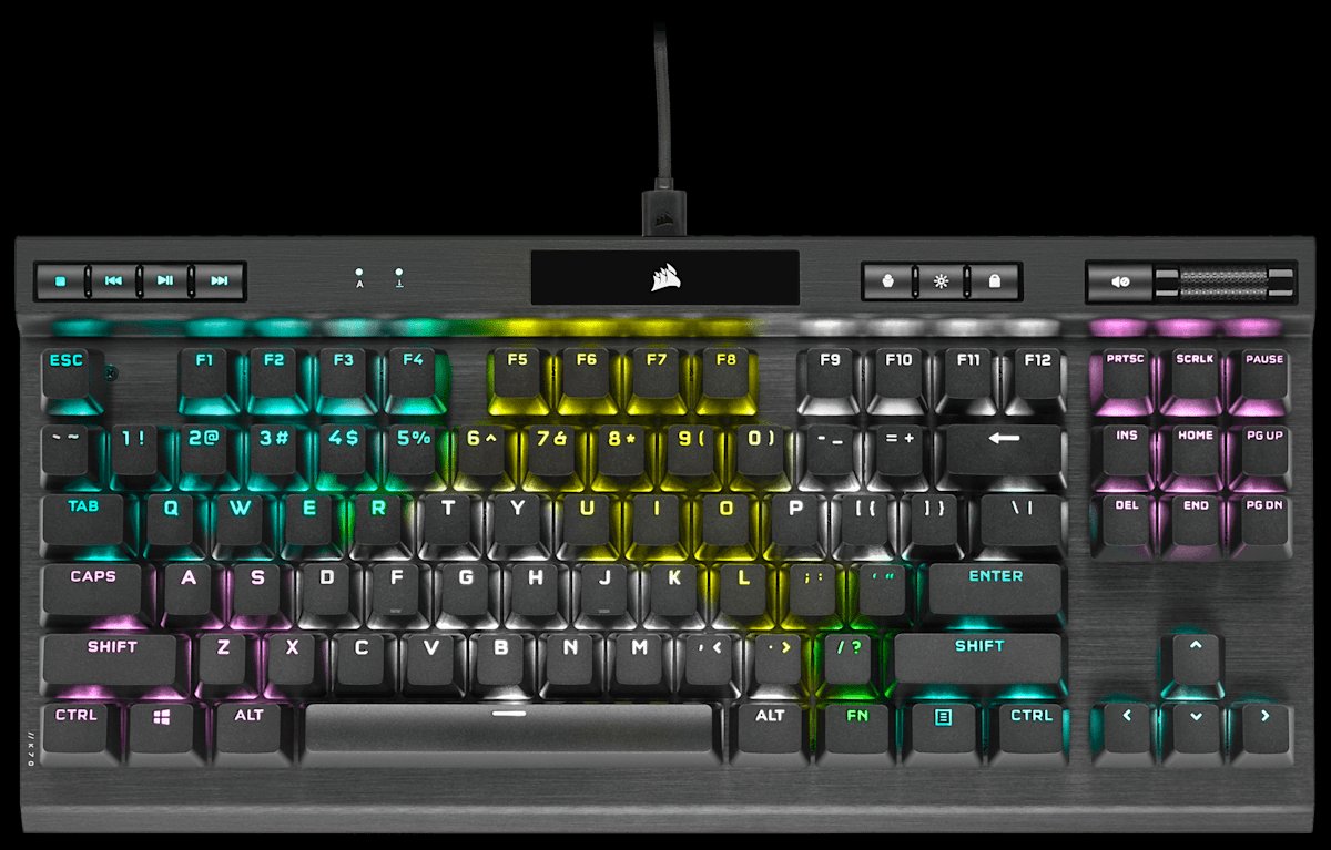 Corsair K70 CORE TKL mechanical gaming keyboard
